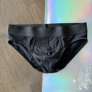 Black on Black Versace Men’s Briefs size 4 / Medium